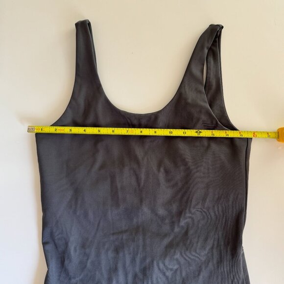 Girlfriend Collective Onesie Unisuit One-Piece Spandex Biker Size Large Gray - Picture 5 of 6